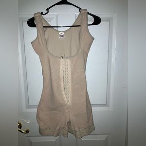 Women's Beige Shapewear Bodysuit